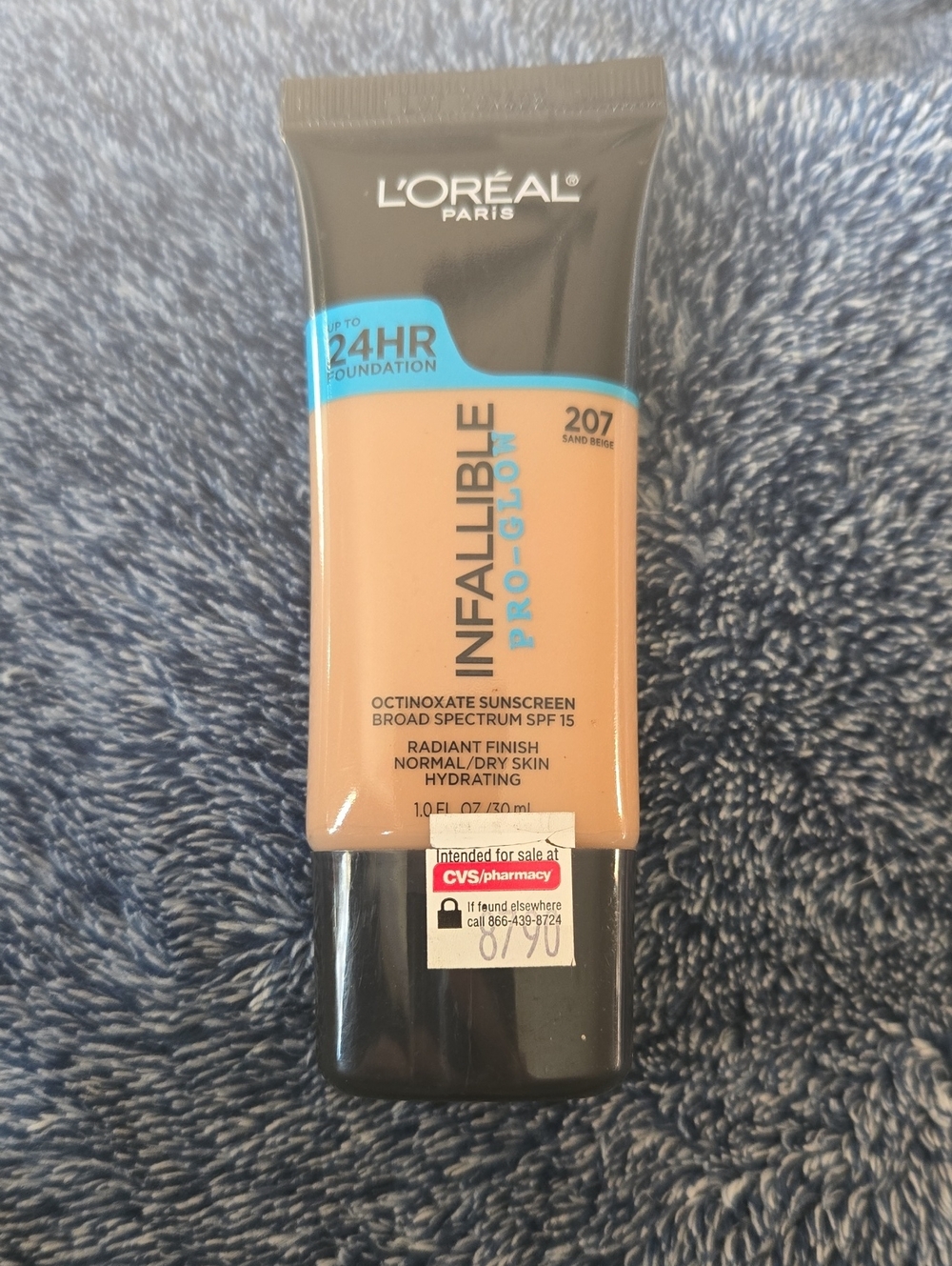 3/$10 Bundle Deals L'Oreal Pro-Glow Foundation Infallibile- 207 Sand Beige